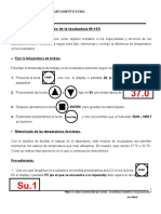 Ajuste y Empleo de La Incubadora IG-15G