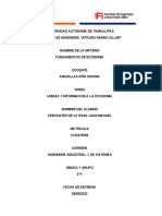 Unidad 1 Informacion A La Economia