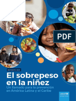 Sobrepeso en La Ninez Reporte 2021