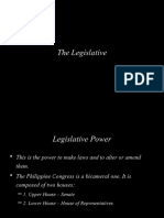 The Legislative Department