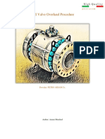 Ball Valve Overhaul Procedure