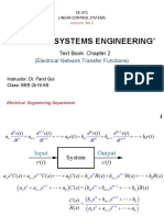 Lecture 02 Electrical Networks Transfer Function