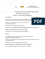 RECTIFICATIF Concours Ministère de Santé 2022 GESTION