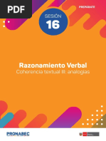 Razonamiento Verbal - Sesión 16