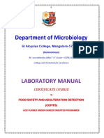 Food Safety Lab Manual