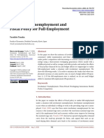 Involuntary Unemployment and Fiscal Policy For Ful