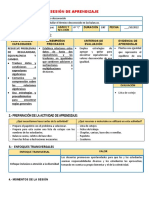 Sesión Hallamos El Termino Desconocido