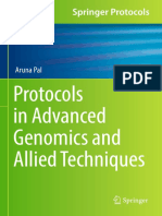 Protocols in Advanced Genomics and Allied Techniques Springer, 2022