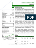 Research: Sintex Industries Limited