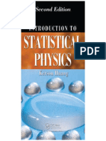 Kerson Huang - Introduction To Statistical Physics