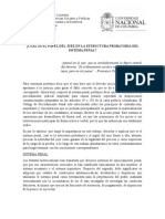 Cuál Es El Papel Del Juez en La Estructura Probatoria Del Sistema Penal