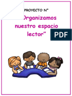 Organizamos Nuestro Espacio Lector 5 Años 2022