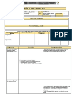 Sesión de Aprendizaje-INGLES-1º