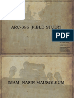 Field Study Imam Nasir Mausoleum