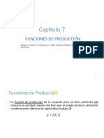 Capítulo 7 - Funciones de Producción