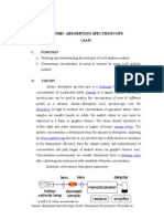 Atomic Spectroscopy Analysis