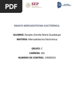 Ensayo Mercadotecnia Electrónica