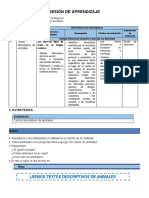 Sesión de Aprendizaje Comunicacion Lunes