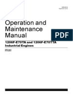 OMM Perkins 1206F-E70TA and 1206F-E70TTA Industrial Engine