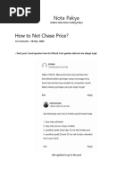 How To Not Chase Price - Nota Pakya