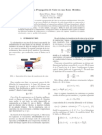 Propagacion de Calor en Barra de Aluminio Informe