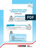 Escribimos Afiches Sobre El Derecho A La Salud