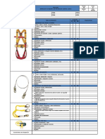 Formato de Inspección Arnés de Seguridad