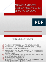 Primeros Auxilios Psicológicos Frente Al Suicidio