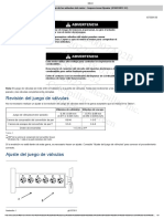 Ajuste Juego de Valvulas C15 y C18