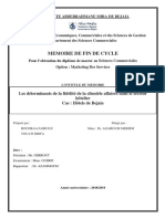 Les Déterminants de La Fidélité de La Clientèle Affaires Dans Le Secteur Hôtelier