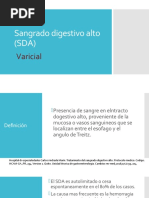 Sangrado Digestivo Alto (SDA) : Varicial