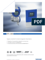 IFC 300 IFC 300 IFC 300 IFC 300: Signal Converter For Electromagnetic Flowmeters