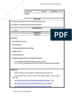 Topic 10 - Menu Pricing Strategy