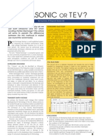 Article Ultrasonic or Tev