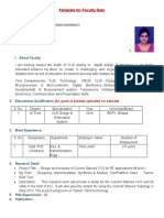 Faculty Data Tarni Joshi EI