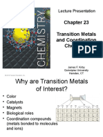 23 - Transition Metals and Coordination Chemistry