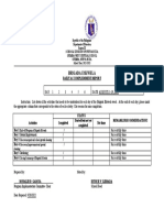 BE Form 6 DAILY ACCOMPLISHMENT REPORT