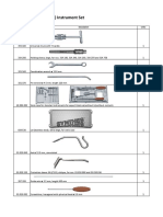 Expert Tibial Nail (ETN) Instrument Set: Article Number Description Units