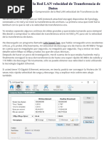 Red LAN-velocidad de Transferencia de Datos-NAS