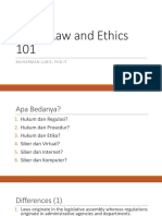 Module 1 - Cyber Law and Ethics 101