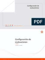 Configuración de Evaluaciones