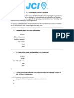 JCI Knowledge Transfer Template