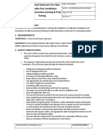 Method Statement For Cable Laying, Termination, Testing