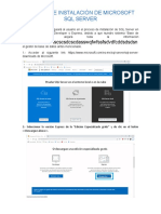 Manual de Instalación de Microsoft SQL Server