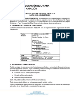 Convocatoria Circuito Nacional de Aa Iv SC