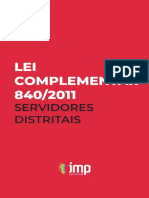 Lei Complementar 840 2011 - Servidores Distritais