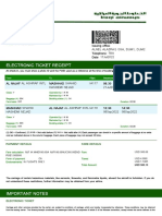 Iraqi Airways ETicket (MSIA6T) - ALI