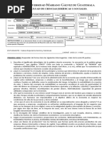 PRIMER EXAMEN PARCIAL Economia