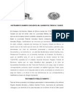 Testamento de Notarial