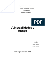 Vulnerabilidades y Riesgos